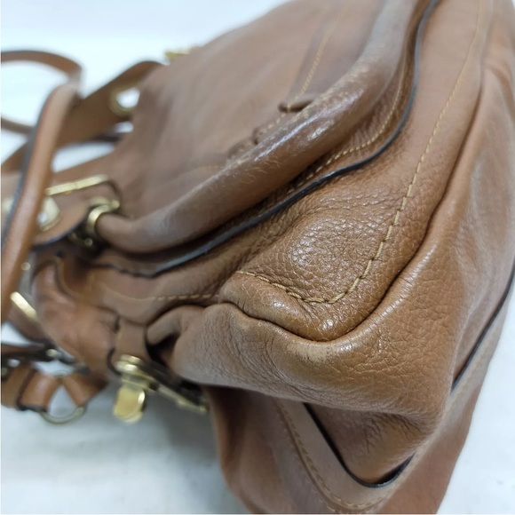 Chloe Paratay Brown Leather Handbag - Picture 7 of 12